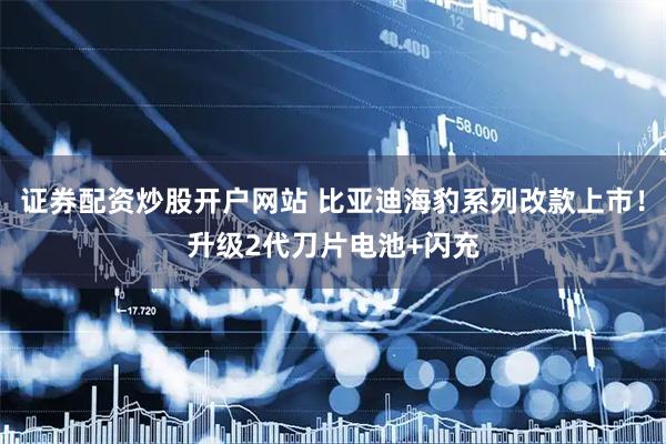 证券配资炒股开户网站 比亚迪海豹系列改款上市！升级2代刀片电池+闪充